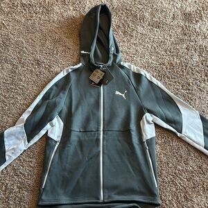 Puma Zip up Sweatshirt - Size L - NEW